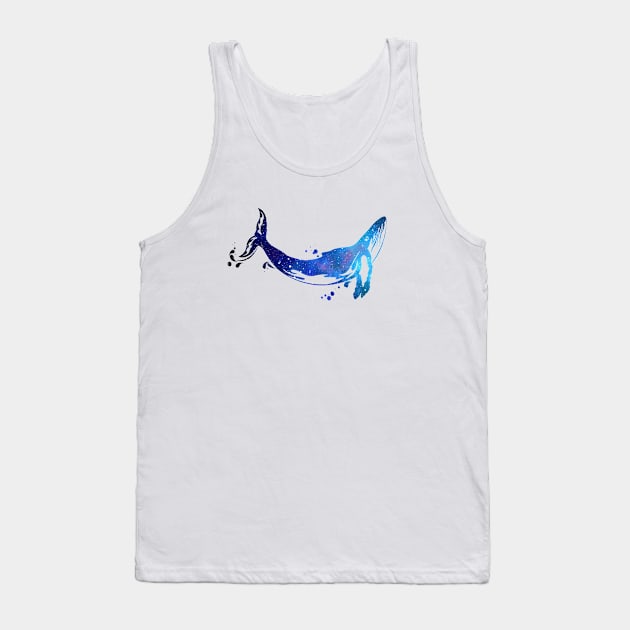 Humpback Whale Galaxy Tank Top by PhotoArts